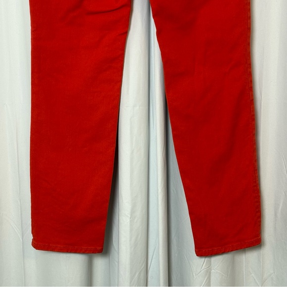 Boden Cambridge Ankle Skimmer Coral Orange Jeans 8L Preppy - Picture 10 of 13